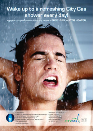 Citygas Shower Ad
